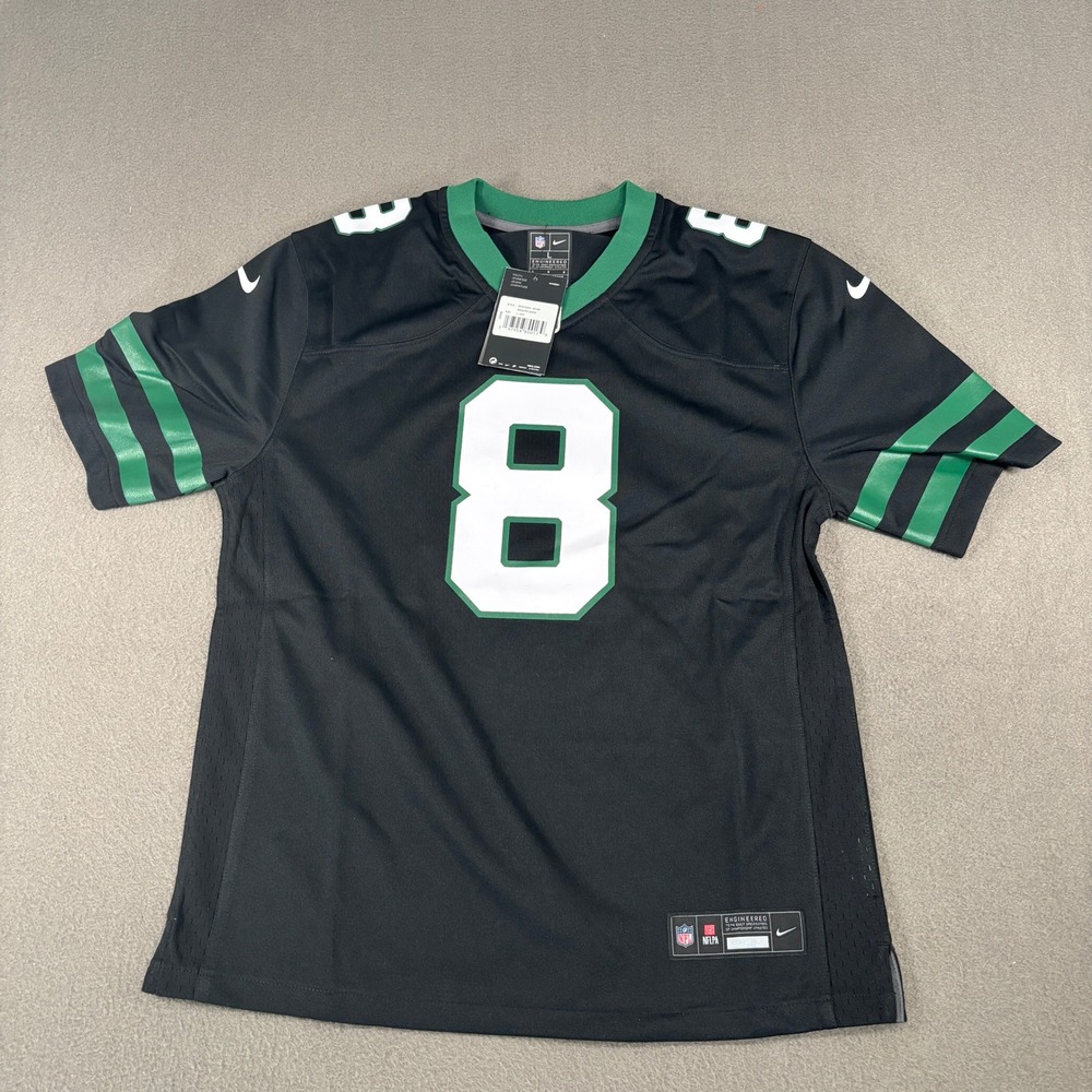 Nike Aaron Rodgers New York Jets Jersey Kids Size L 14/16 Black 9Z1B7N3P9-NYJAR